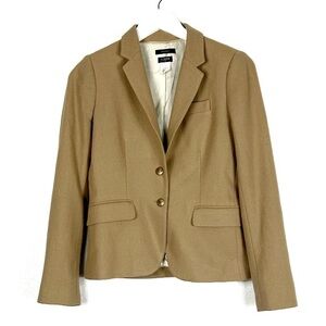 J.Crew original Schoolboy wool blazer in camel tan size 0 RN77388